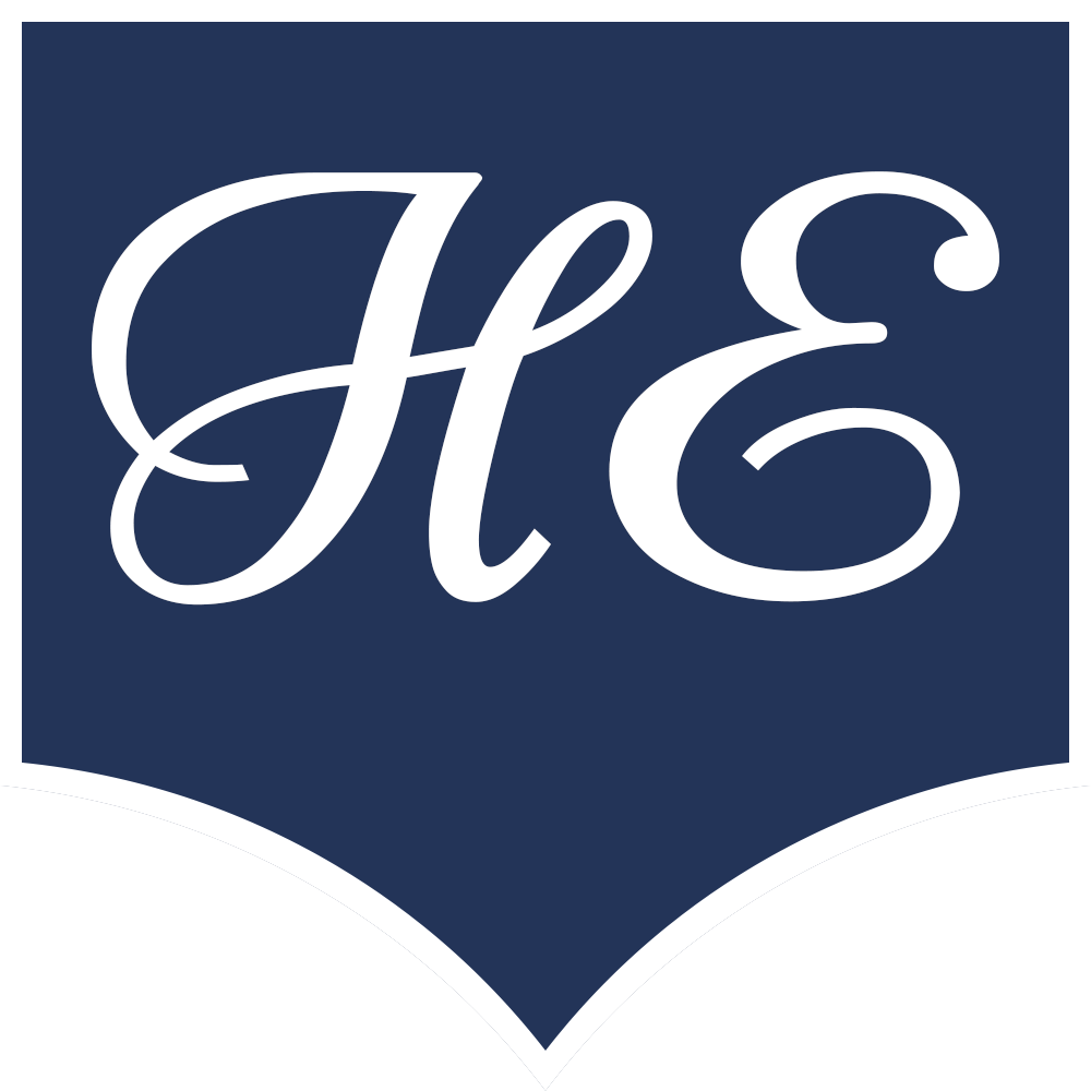 Logo Hof-England Blau-Weiß